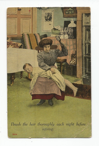 Spanking bamforth postcard - bamforth,