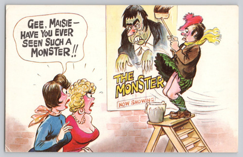 Bamforth comic woman monster - bamforth,