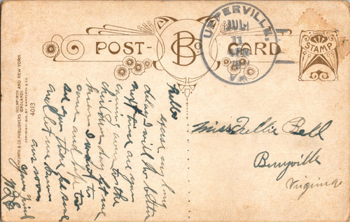1911 upperville postmark - va,