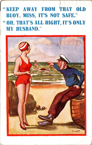 Bamforth seaside humor only - humor, "only