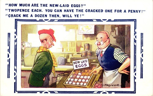 Vintage bamforth comic - bamforth,