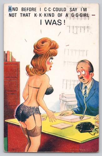 Bamforth comic not that kind