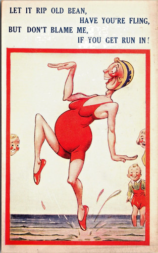 Bamforth saucy seaside - saucy,