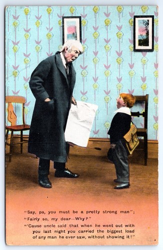 Antique 1910 bamforth comic - 1910,