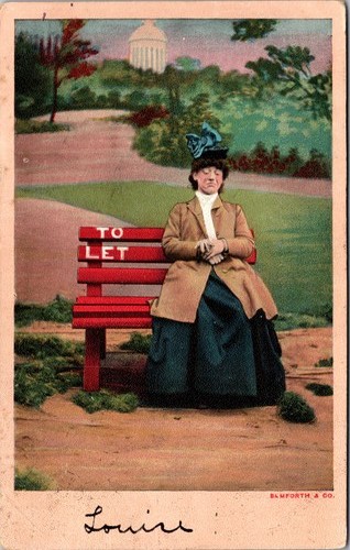 Postcard bamforth comic - postcard,