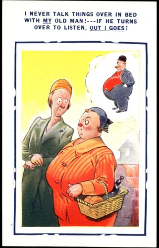 Bamforth marriage comic - ~wife, &