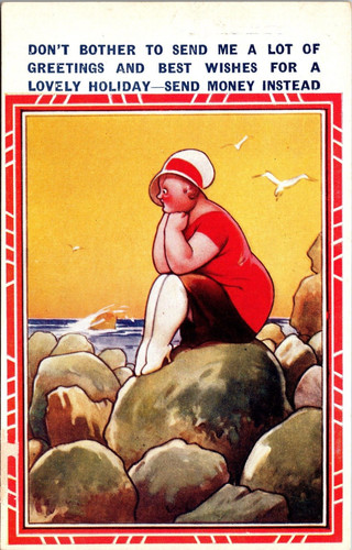 Bamforth saucy seaside - saucy,